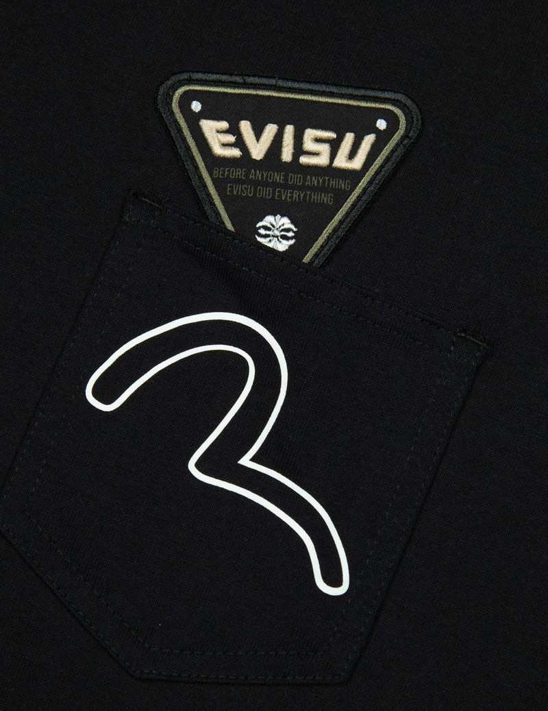 SEAGULL AND STACKED BADGE PRINT DAICOCK RELAX FIT T-SHIRT 8