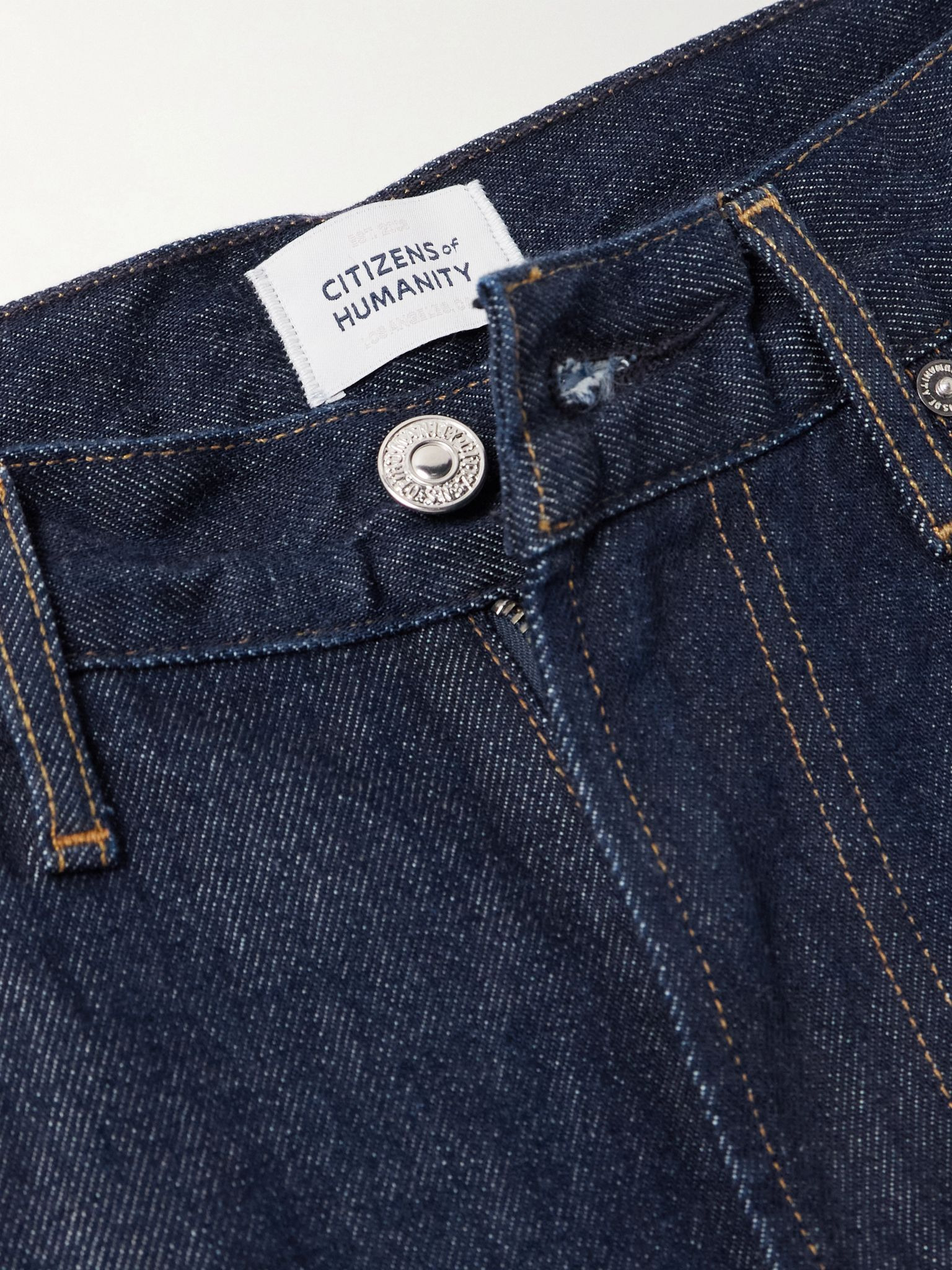 Miro mid-rise barrel-leg jeans Dark denim - 5