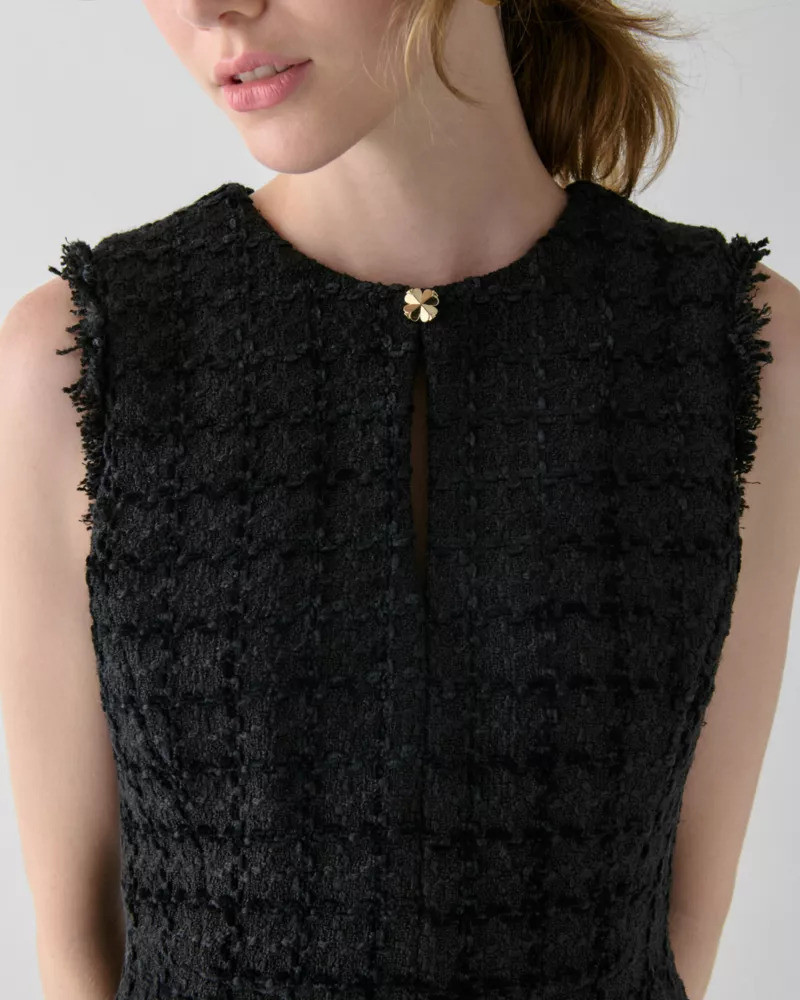 Plaza Tweed Fit And Flare Dress 3