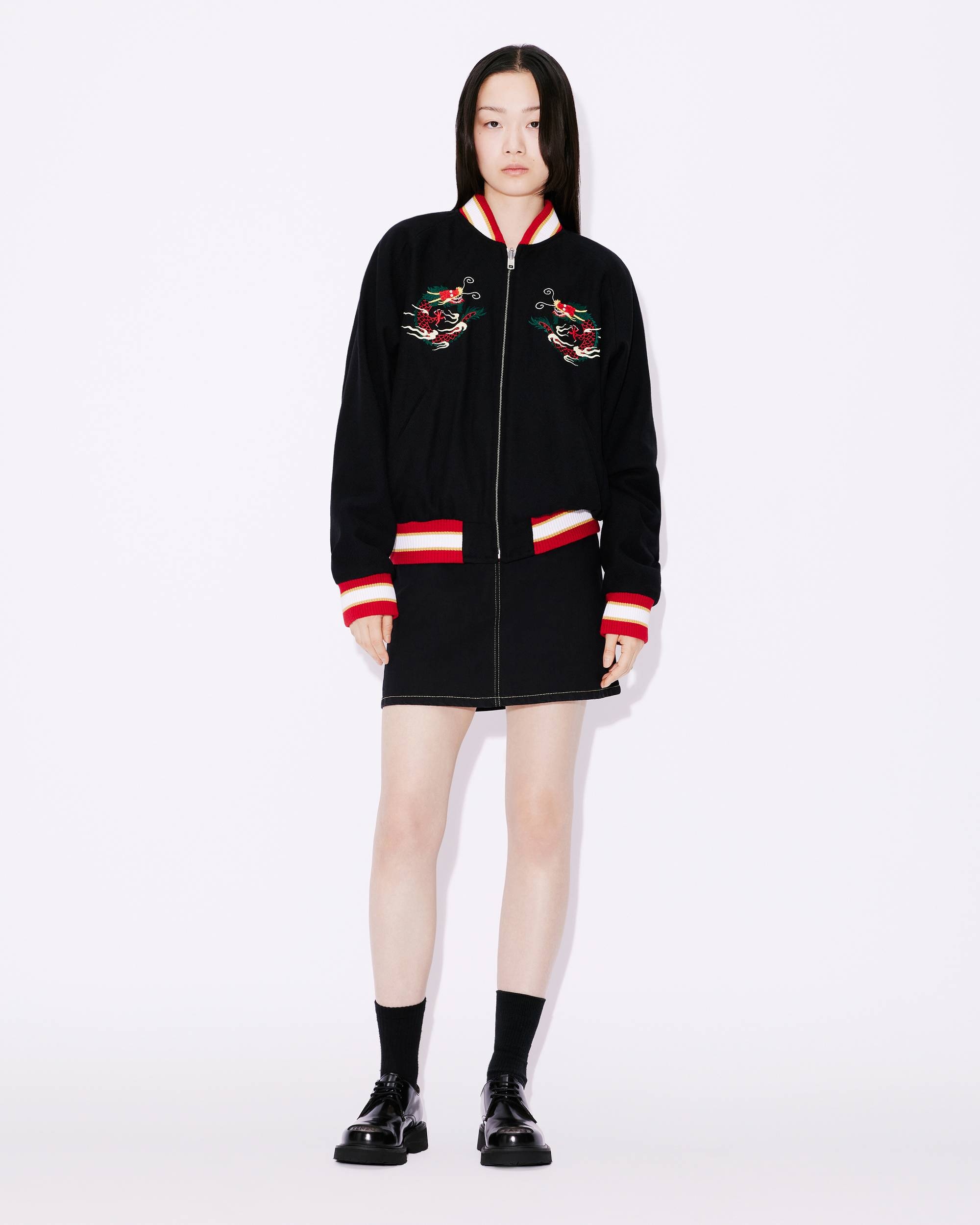 'Year of the Dragon' reversible embroidered genderless jacket - 14