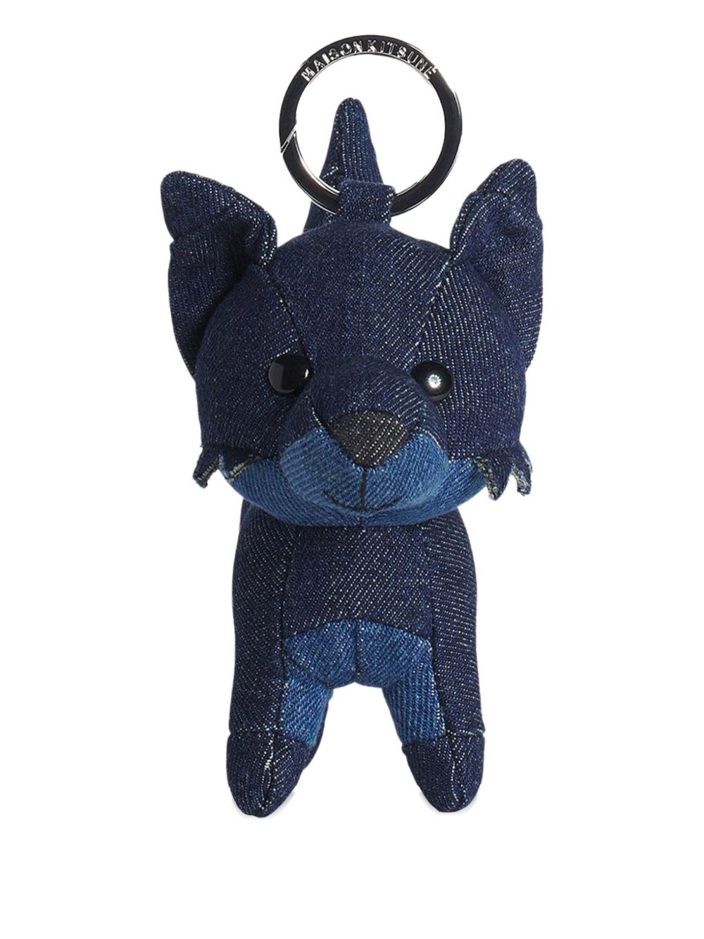 Fox denim bag charm - 3