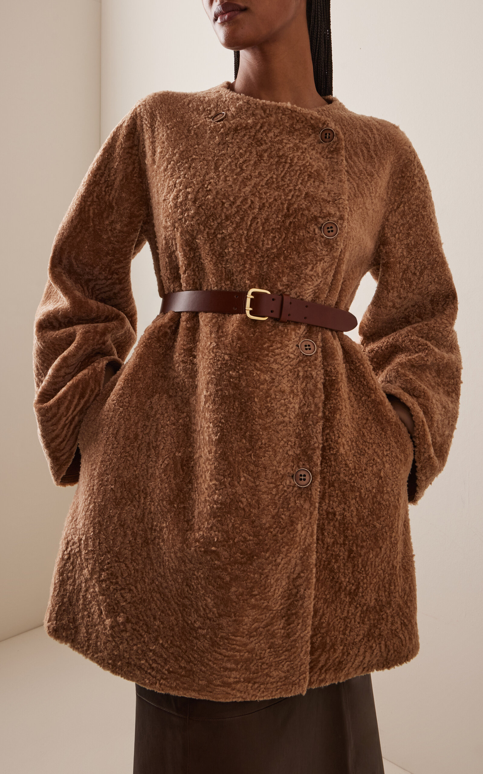 Mini Hutch Leather Belt brown - 2
