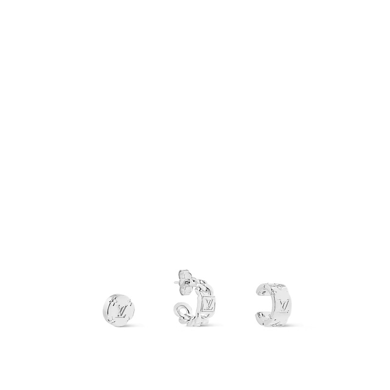 Louis Vuitton LV Mosaic Earrings and Earcuff outlook
