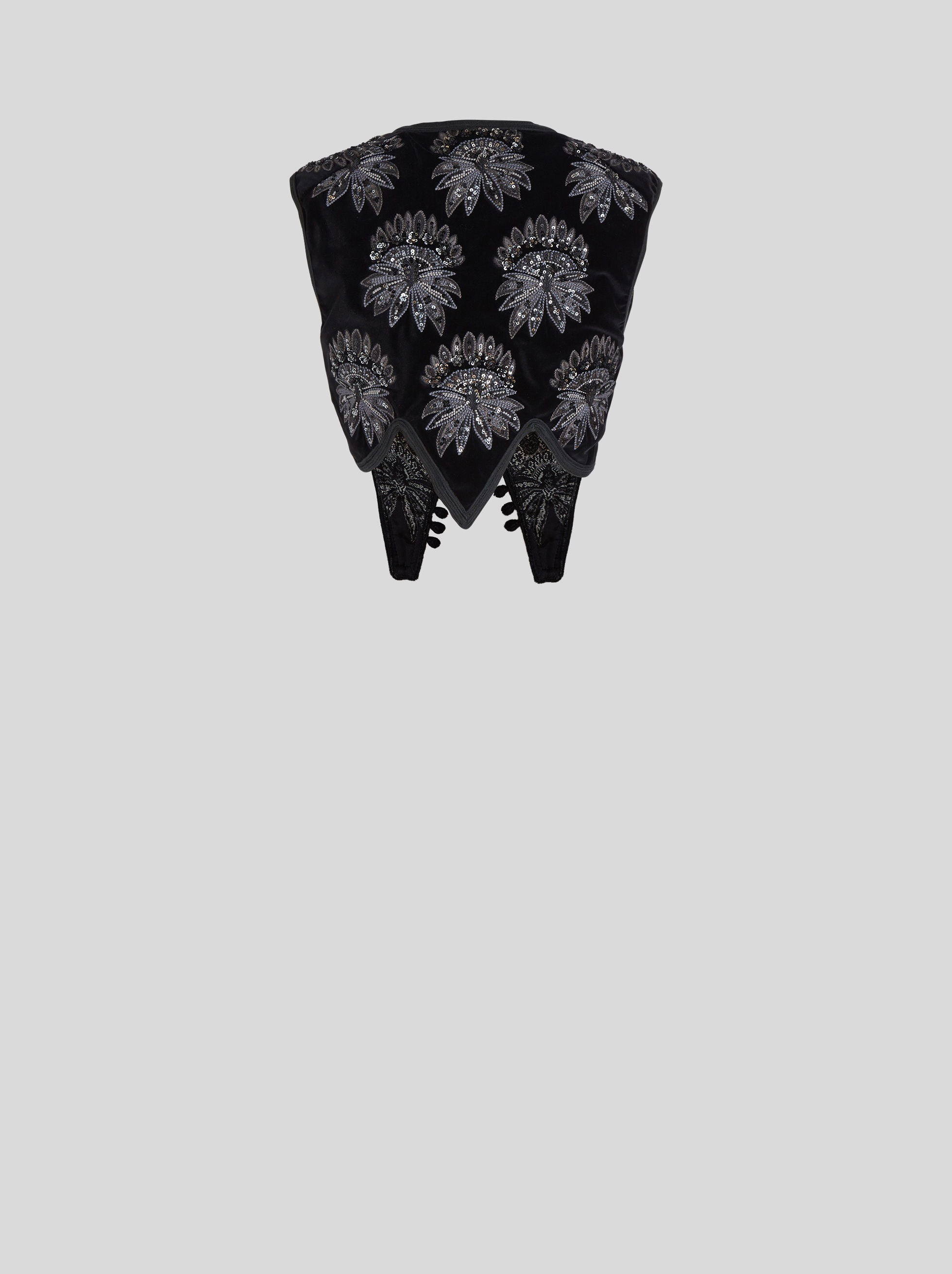 EMBROIDERED VELVET WAISTCOAT - 6