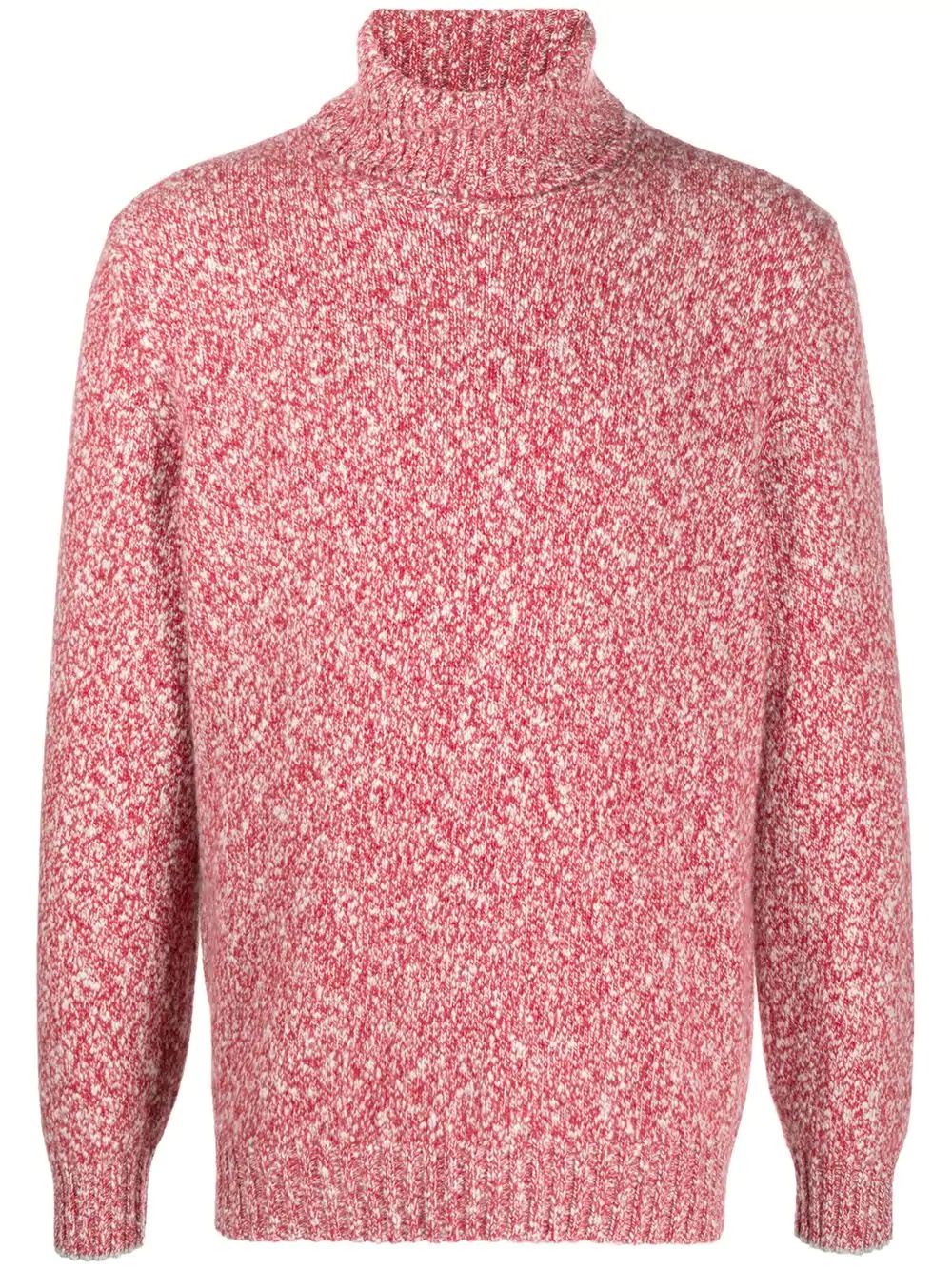 roll-neck mélange sweater  - 1