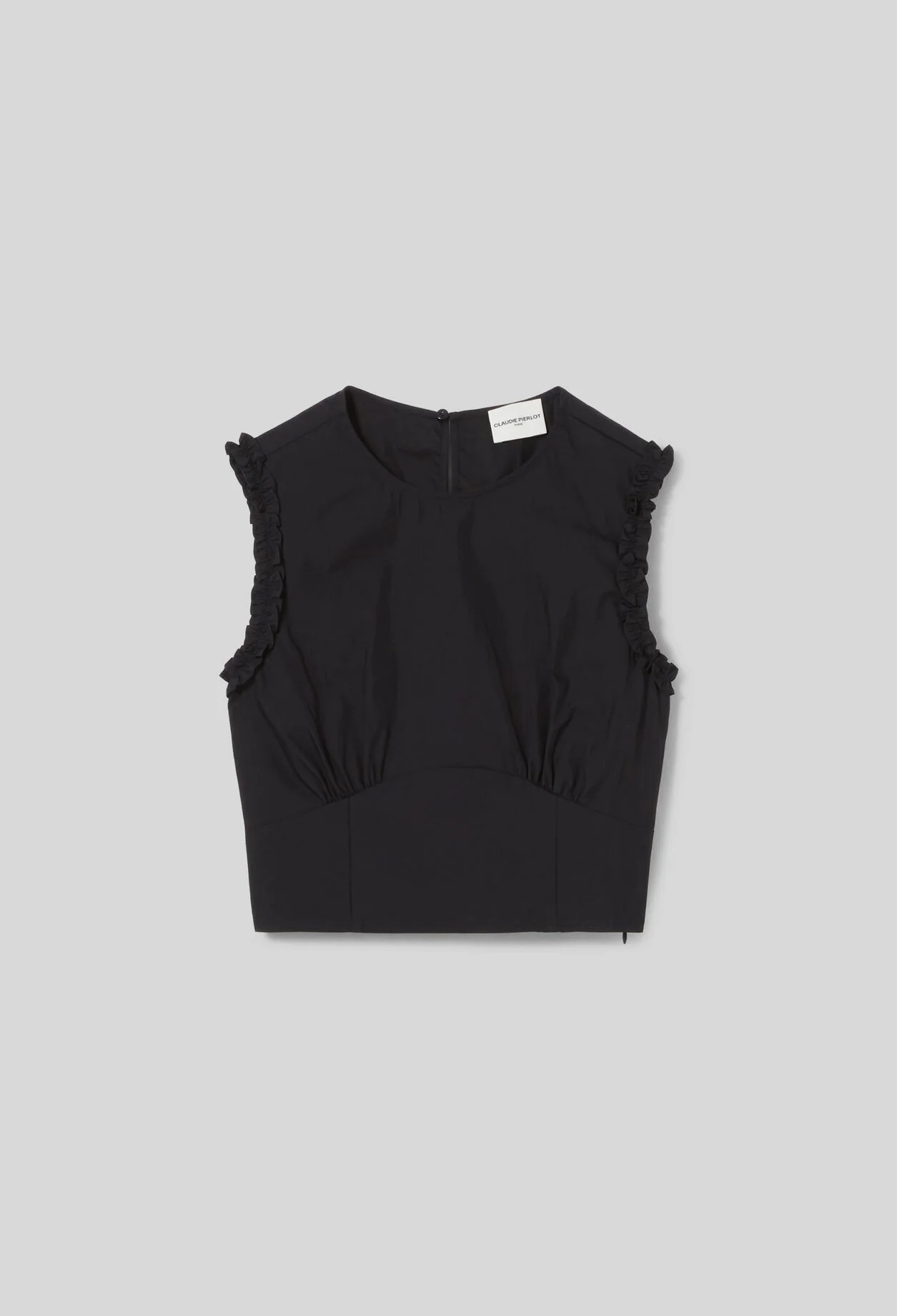 RUFFLED CROP TOP - 1
