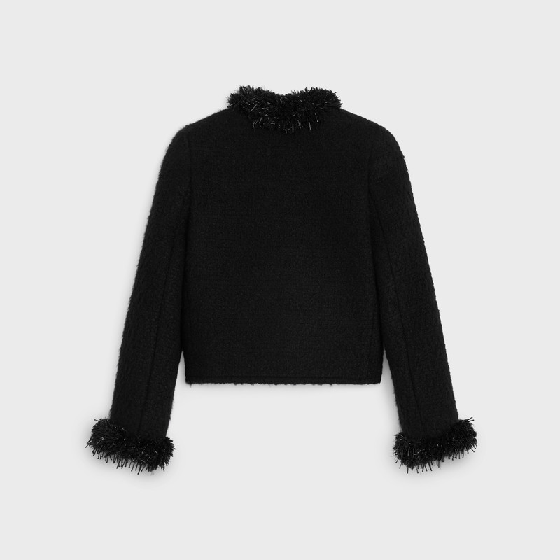 CELINE chelsea jacket IN cashmere and wool natté outlook