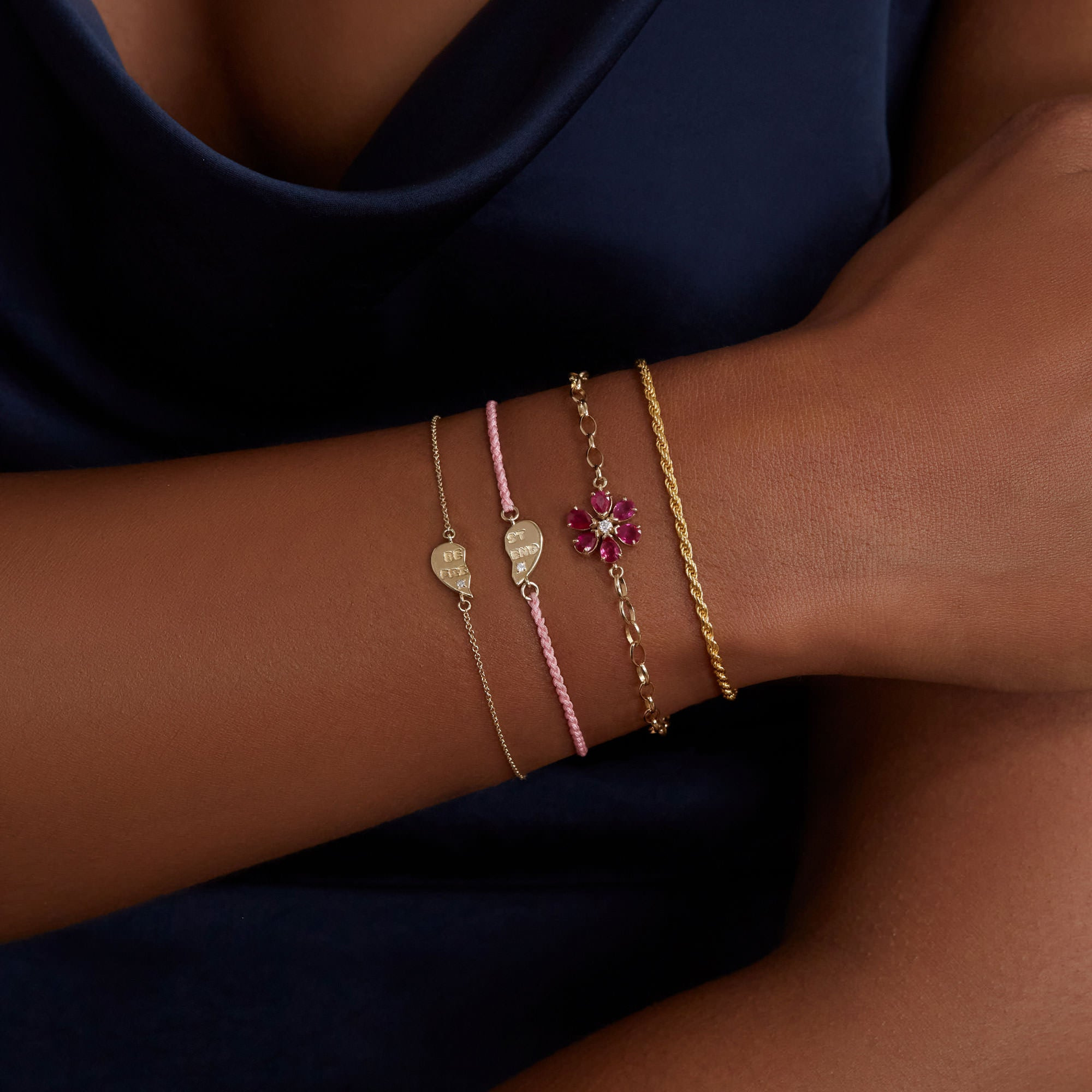 Gold Bestie Bracelets - 4