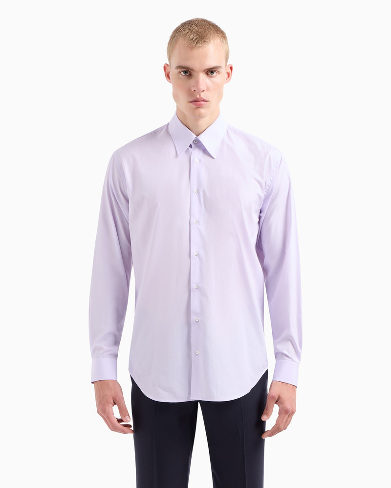 GIORGIO ARMANI Regular-fit cotton shirt outlook