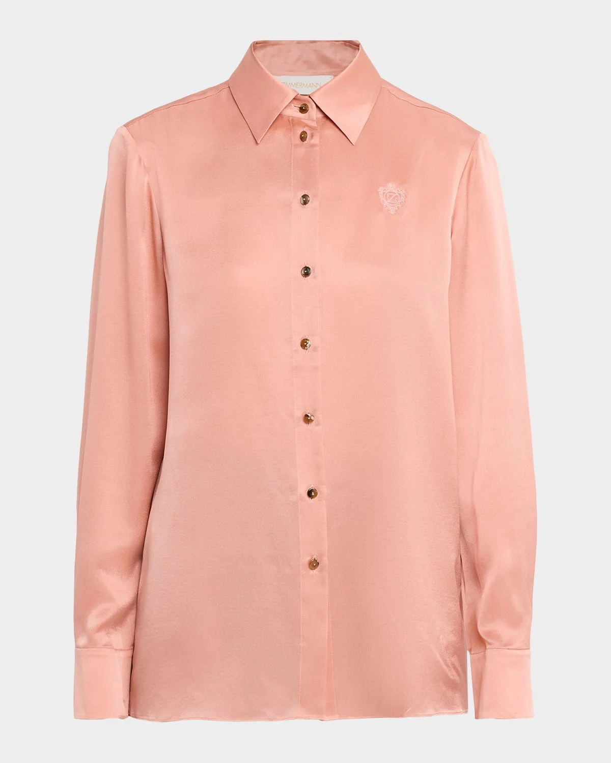 Luna Satin Shirt - 1