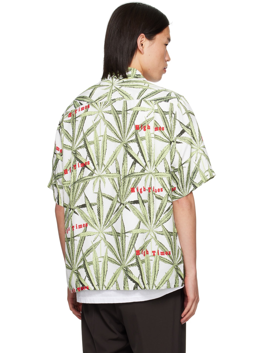 White & Green High Times Edition Shirt - 3