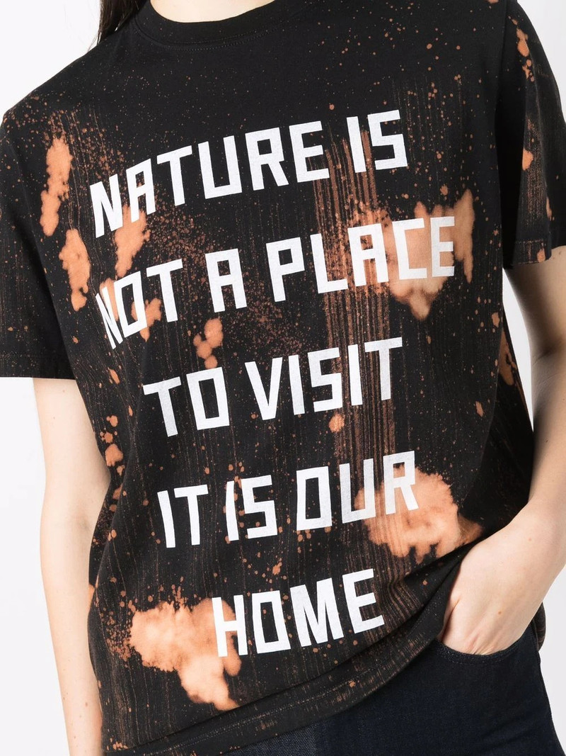 slogan-print T-shirt 5