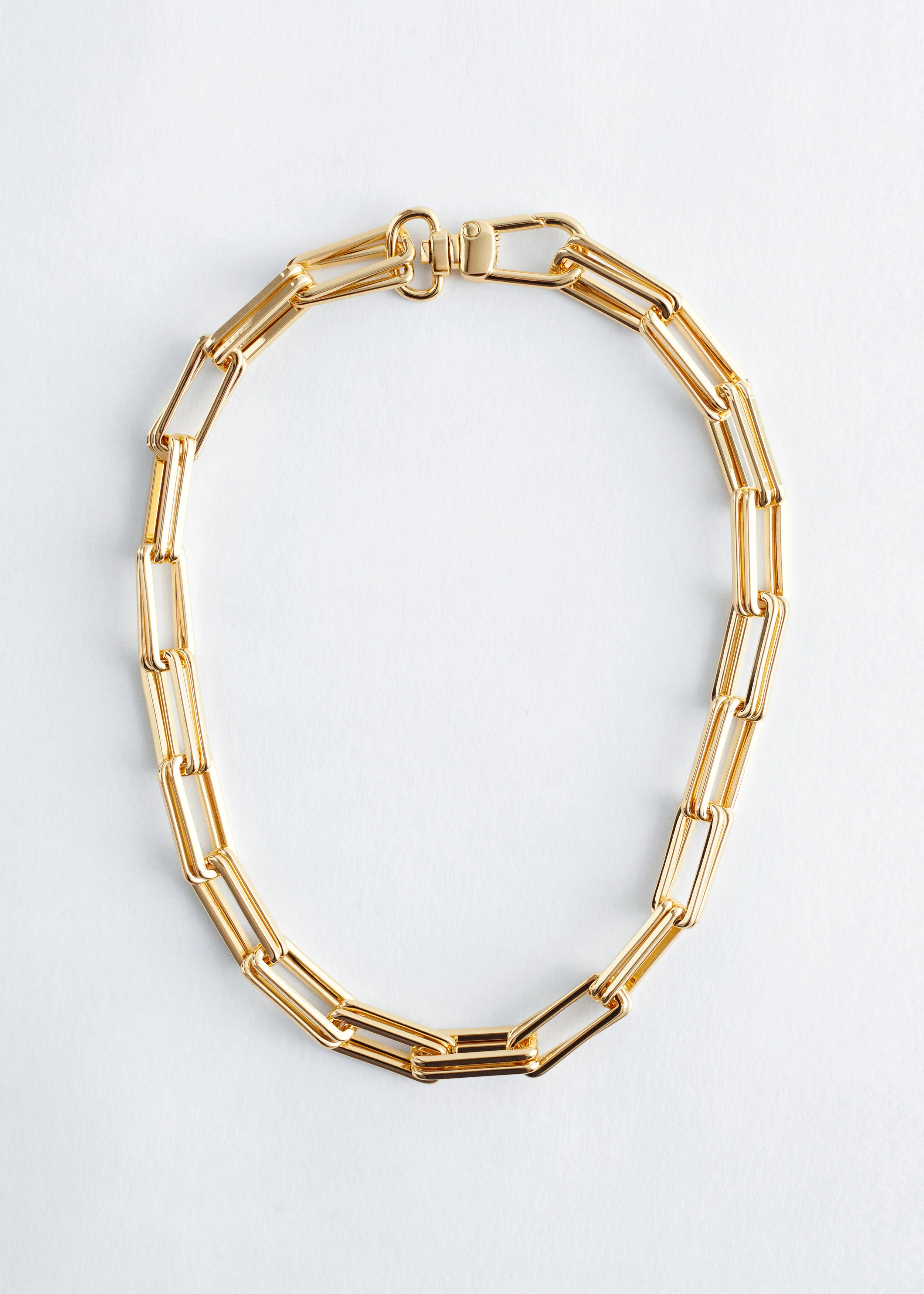 Chunky Chain Link Necklace - 1
