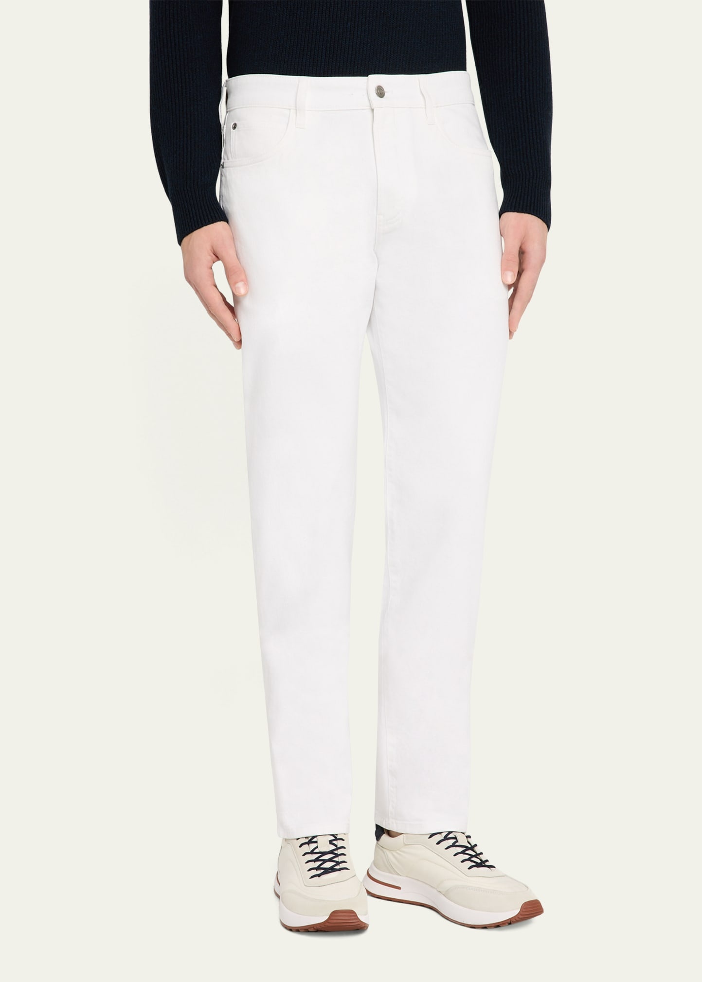 Men's Quarona Denim Five-Pocket Pants - 4