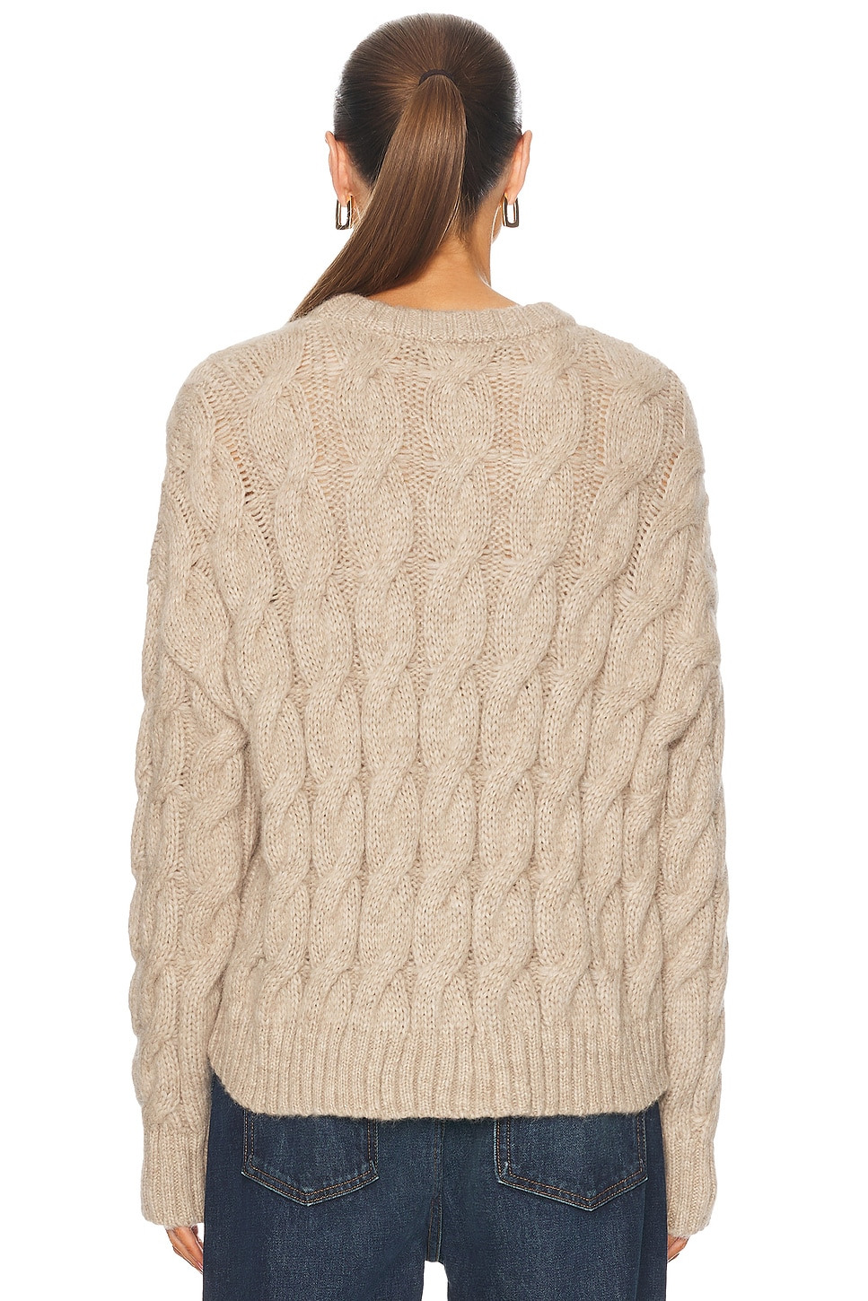 Cable Serena Crewneck Sweater - 3