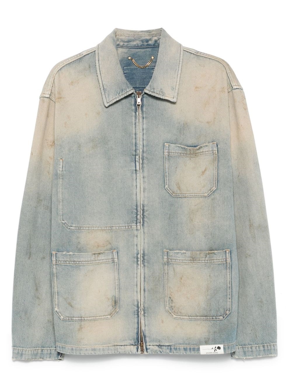 Denim cotton jacket - 1