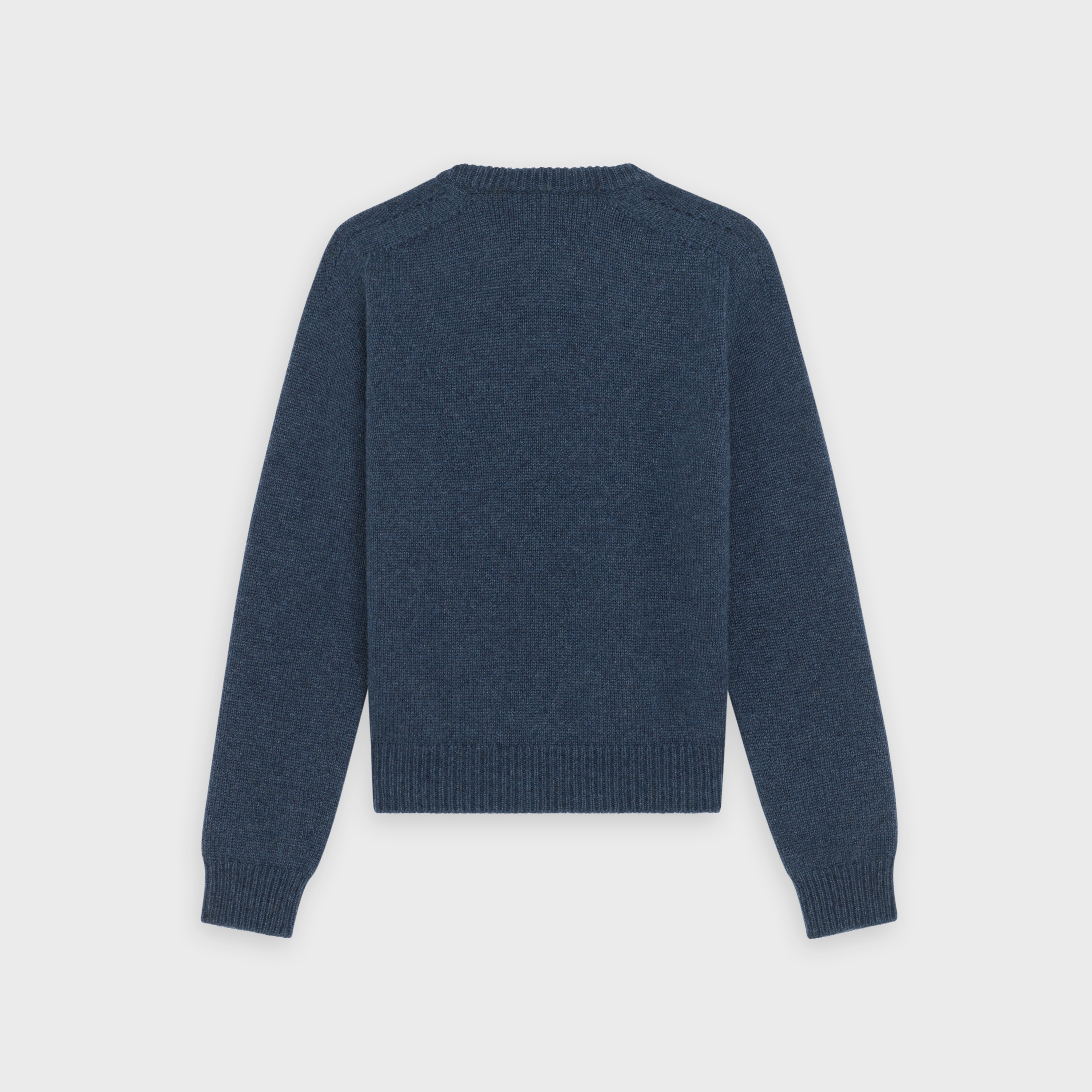 CREW NECK SWEATER IN SEAMLESS CASHMERE - 2