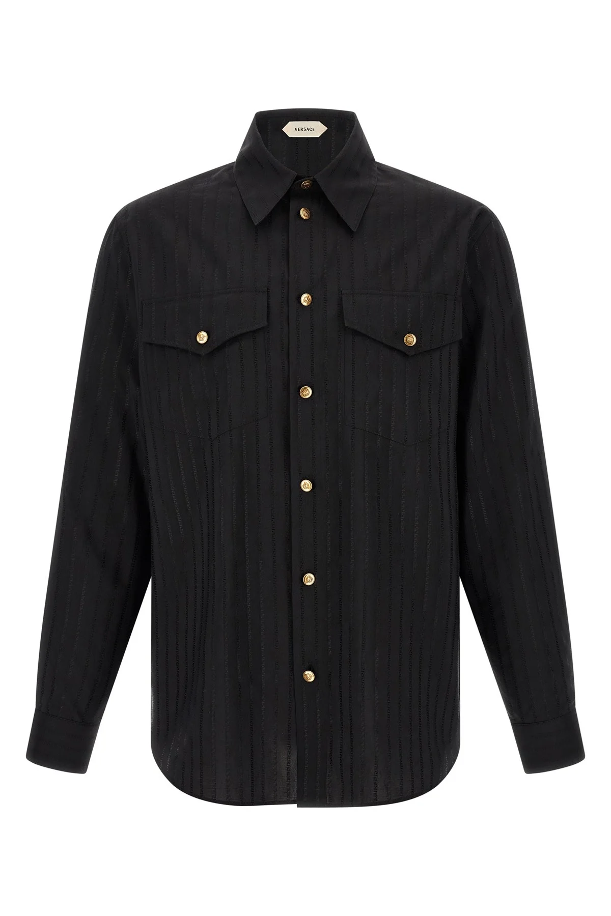 Jacquard Silk Shirt - 1