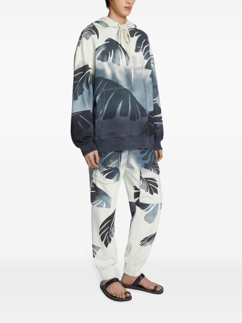 Palm print hoodie - 3