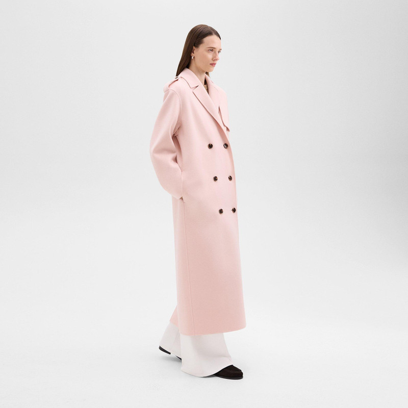 Double-Face Wool-Cashmere의 Double-Breasted 오버코트 3