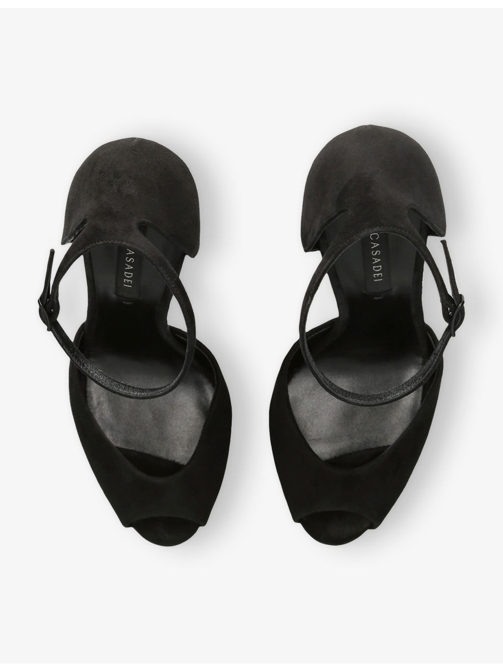 Flora 140 Platform Peep Suede Pumps - 2