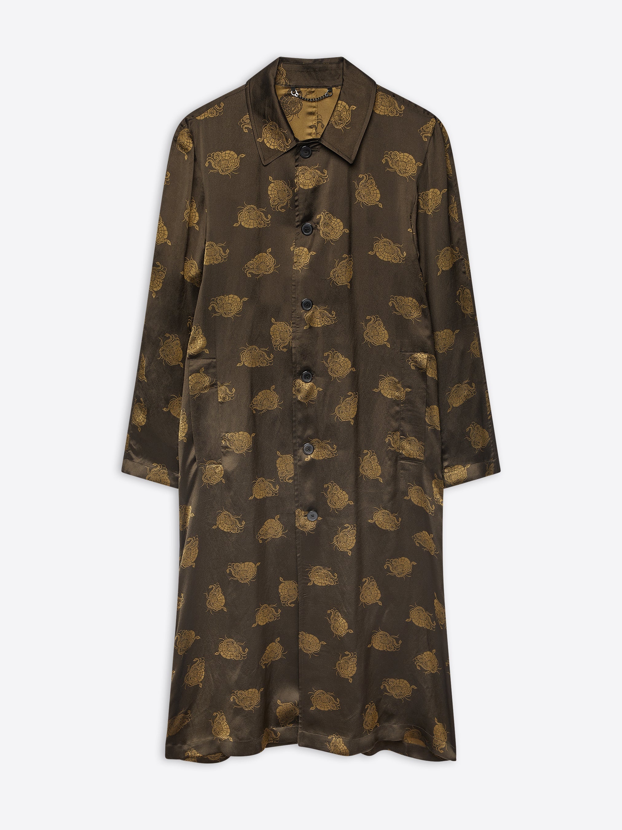 FLUID PRINTED COAT - 1