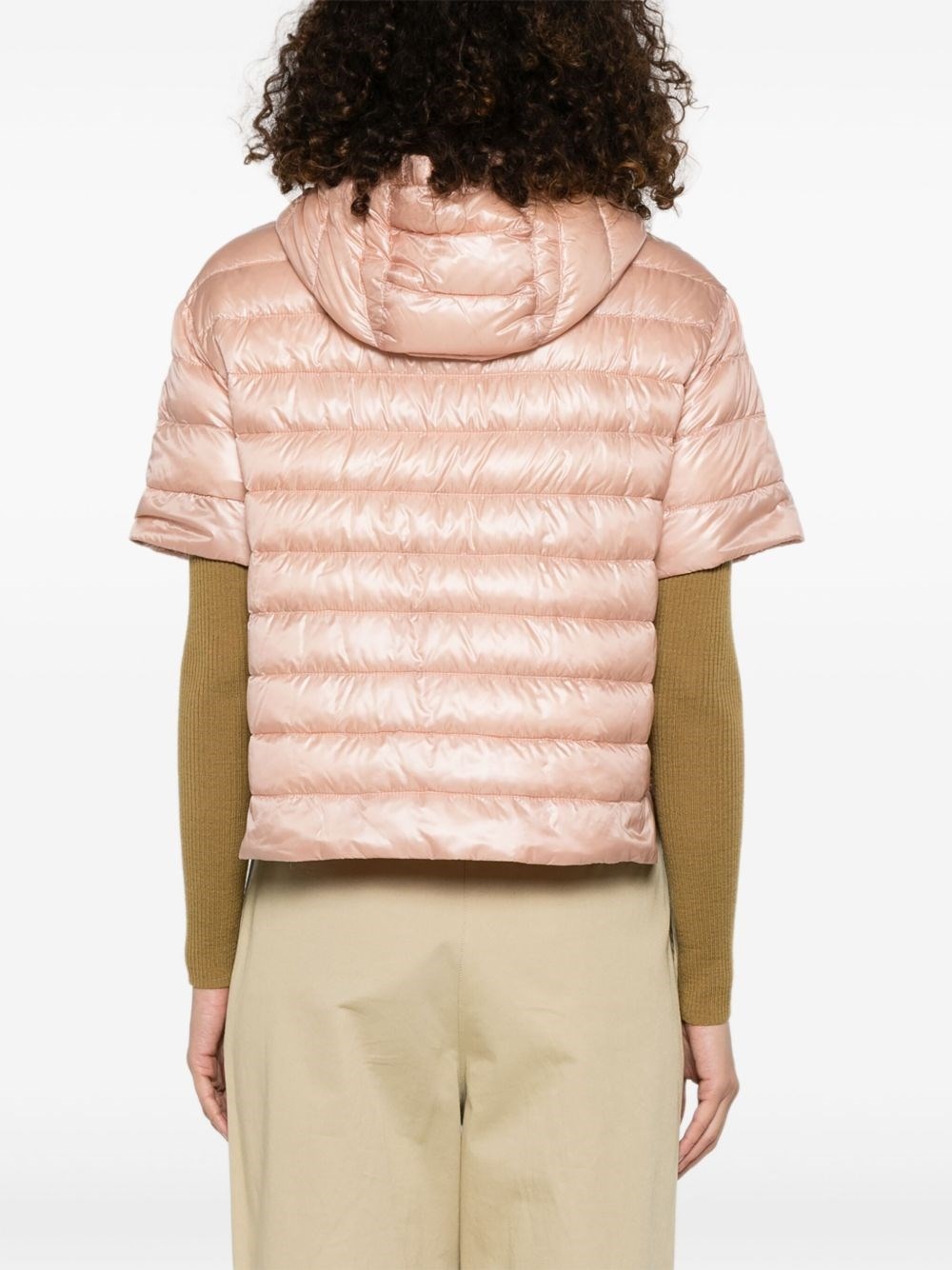 Nylon short down jacket - 3