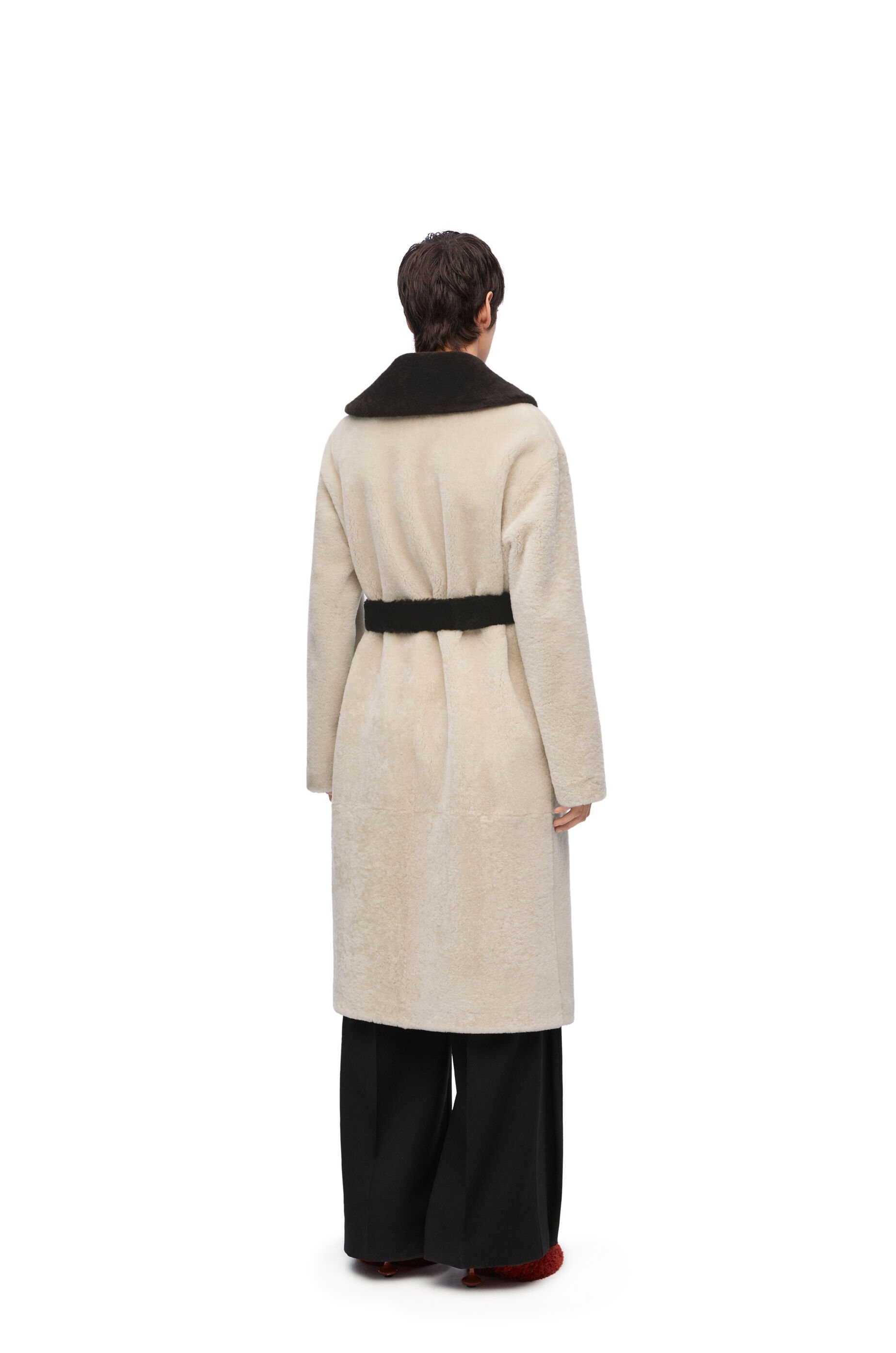 Coat in shearling - 4