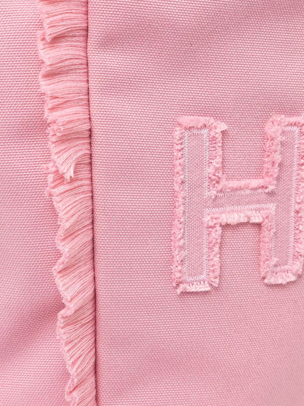 logo-embroidered tote bag - 5