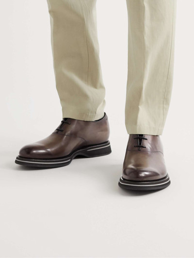 Berluti Alessio Padova Venezia Leather Oxford Shoes outlook