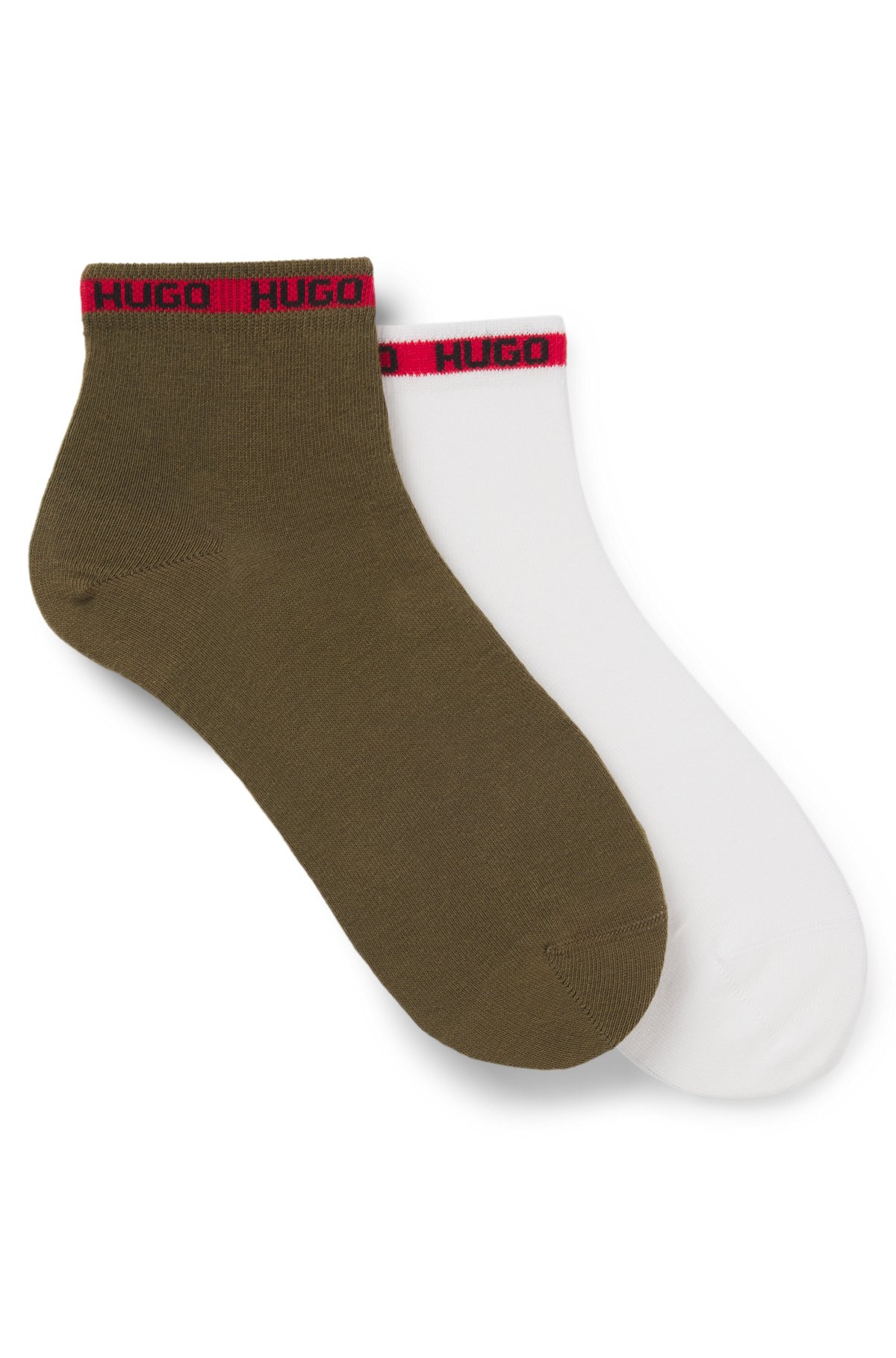 TWO-PACK OF SHORT SOCKS WITH LOGO BANDS - 1