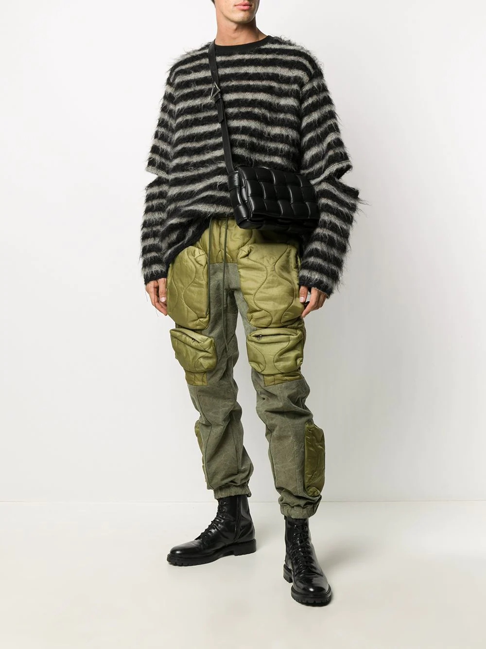 padded cargo trousers - 2