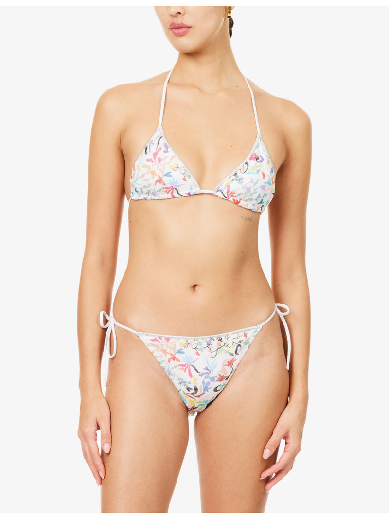Missoni Chevron-Print Raschel Knit Bikini Set outlook