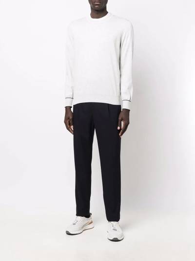 Brunello Cucinelli crew neck sweatshirt outlook