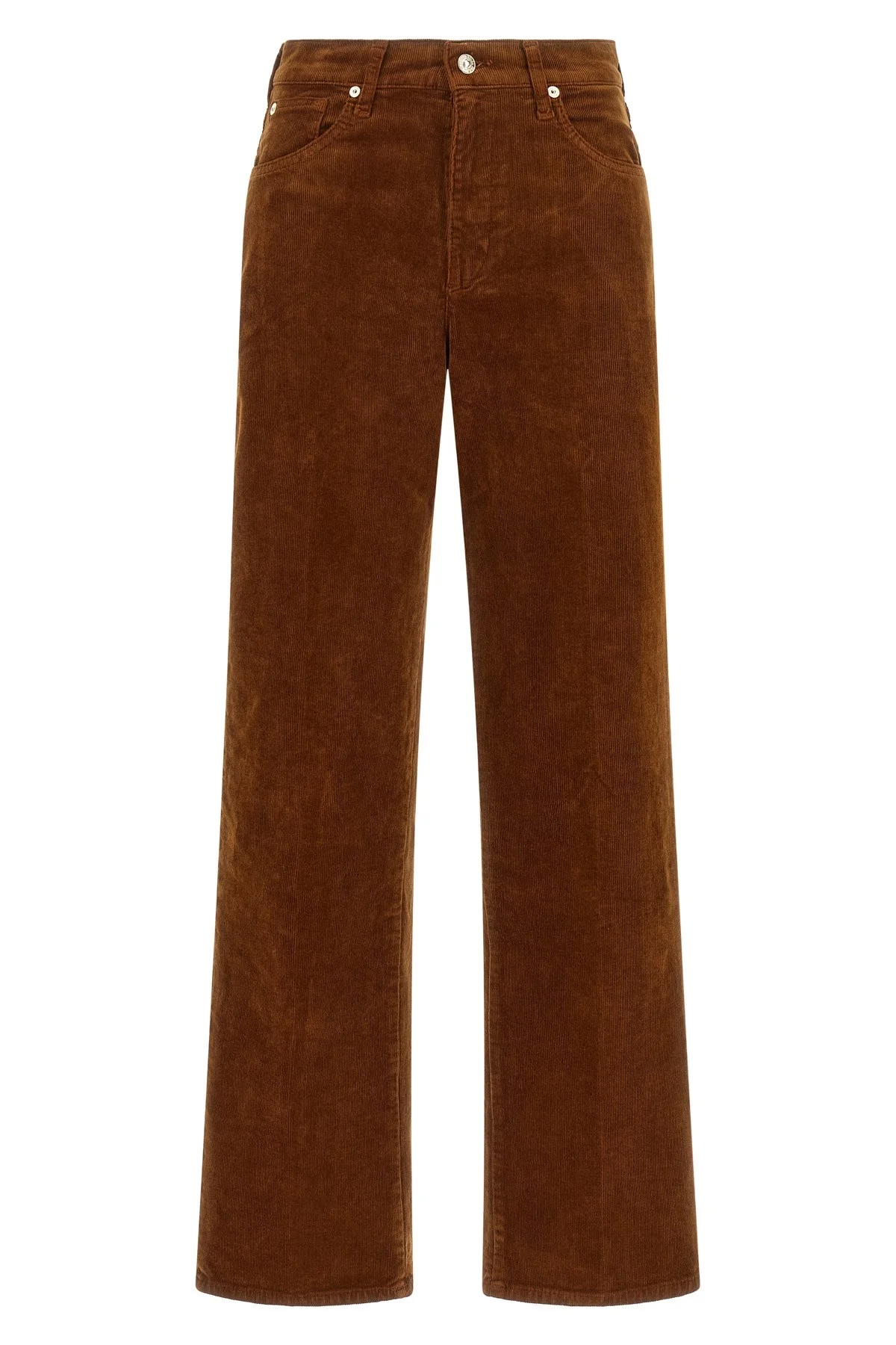 'Stovepipe Straight' Velvet Pants - 1