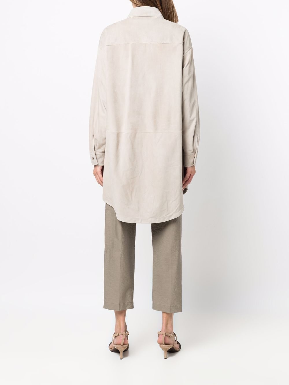 long shirt jacket - 4