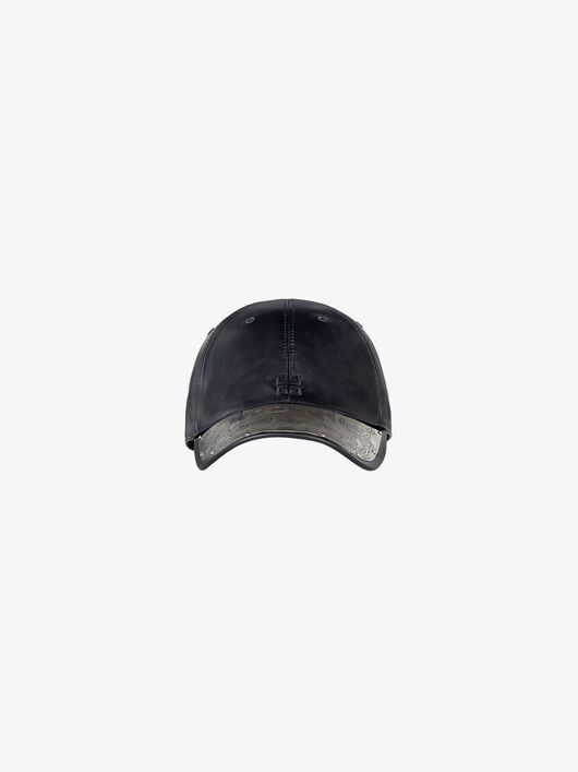 CAP IN LEATHER AND BANDANA ENGRAVED METAL - 1