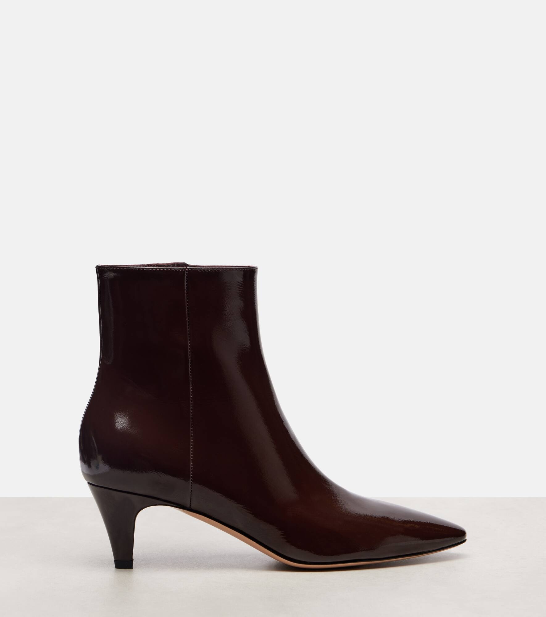 55 patent leather ankle boots - 4