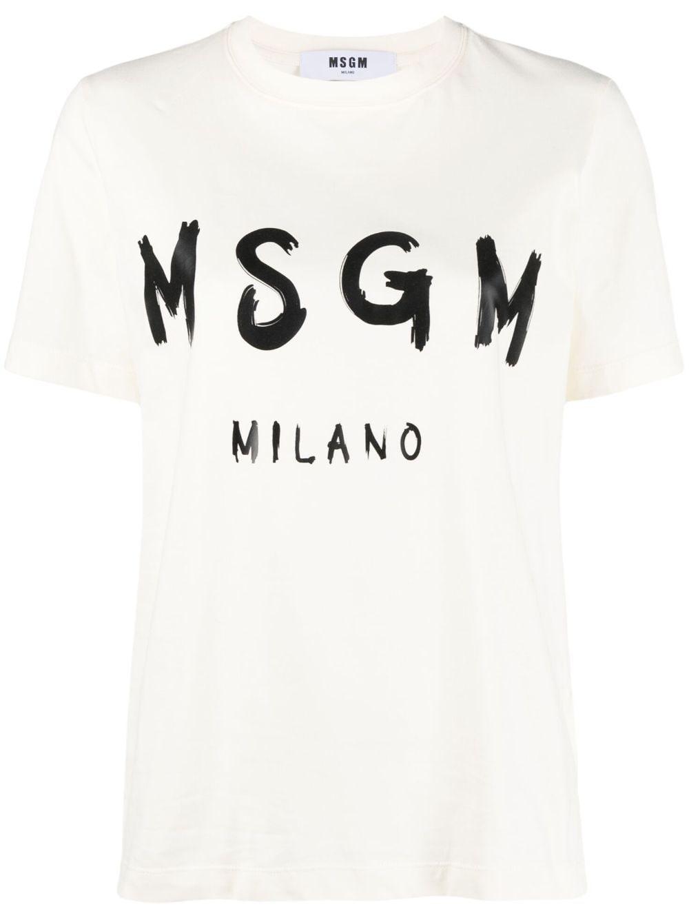 logo-print cotton T-shirt - 1