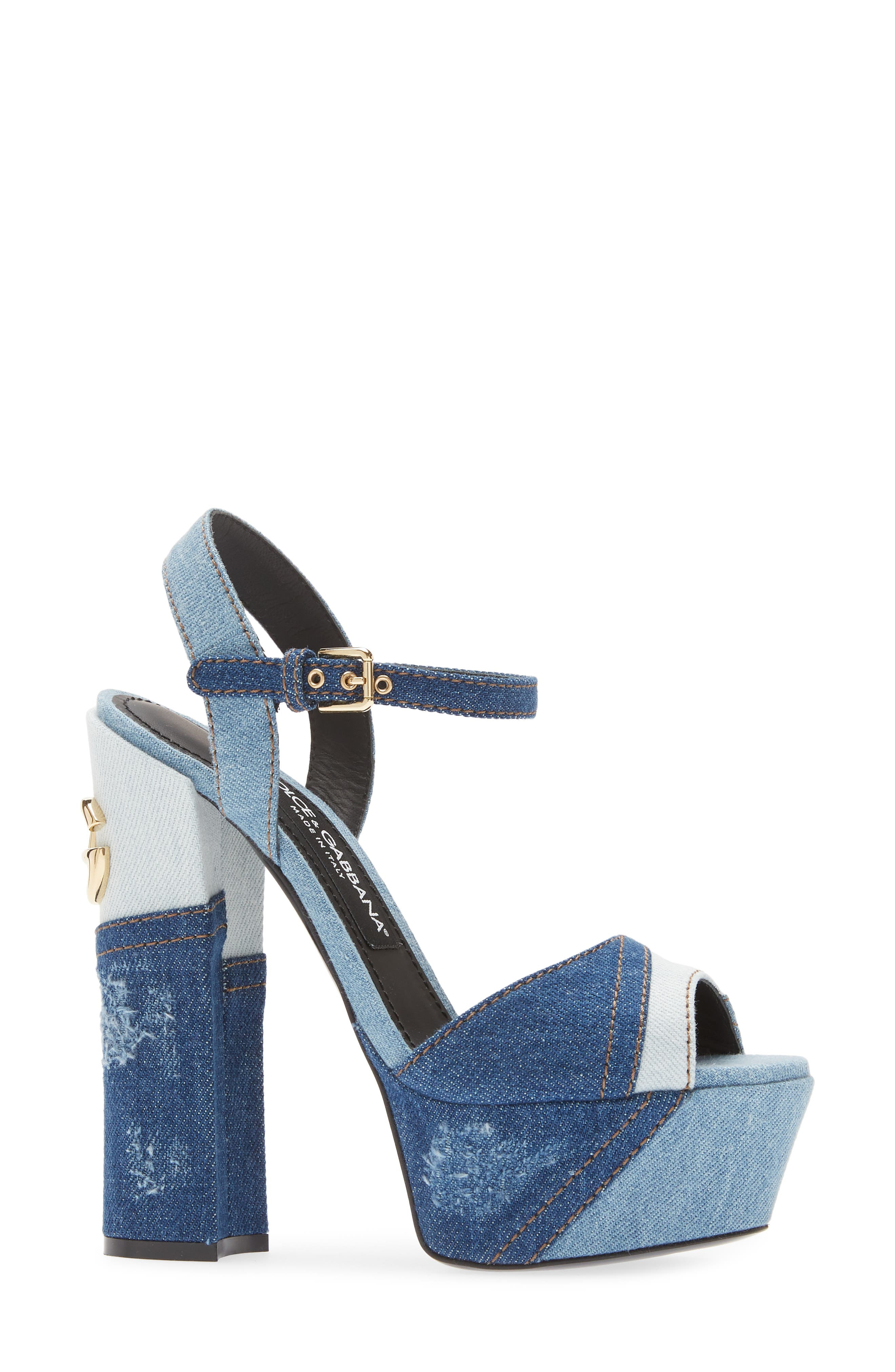 Keira Patchwork Platform Sandal - 3