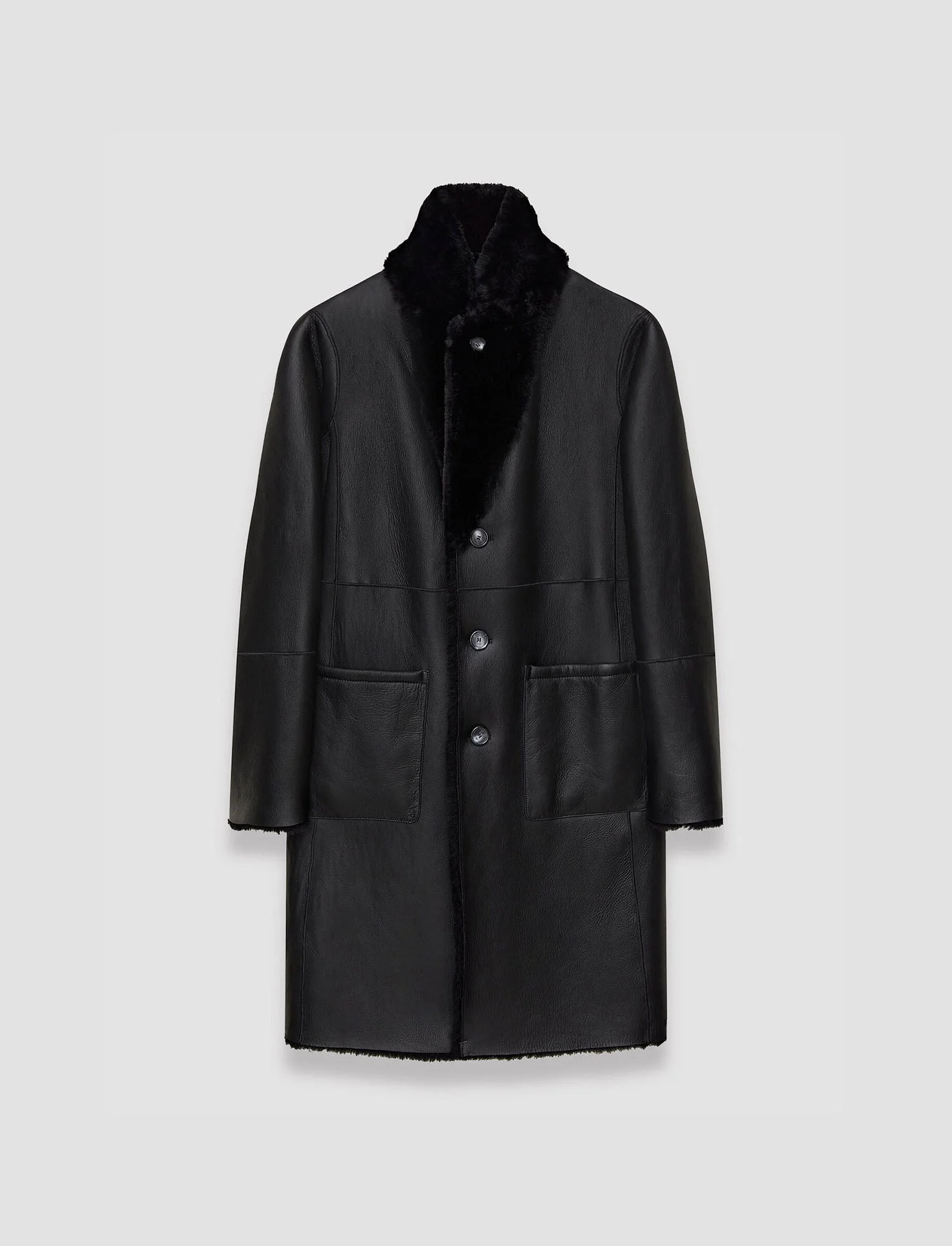 Reversible Shearling Britanny Coat - 1