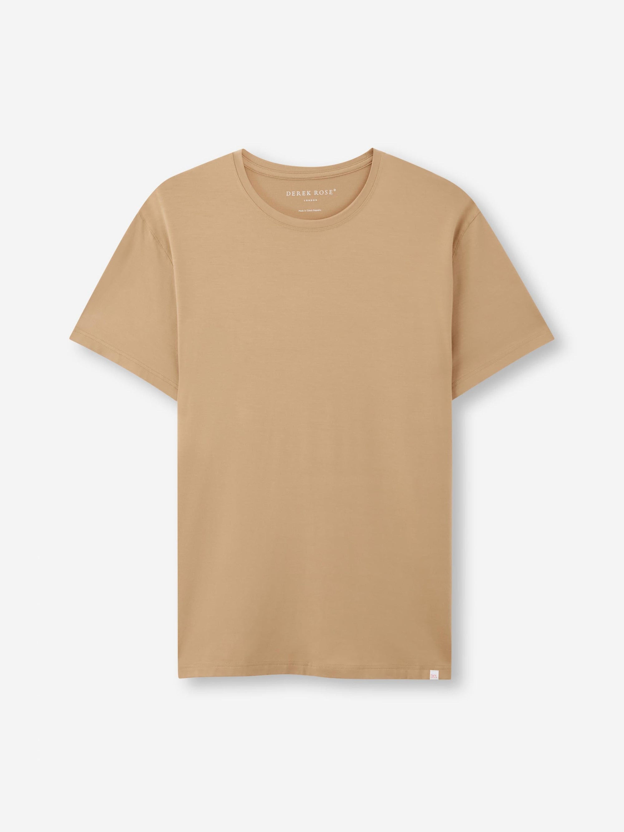 Men's T-Shirt Basel Micro Modal Stretch Camel - 2