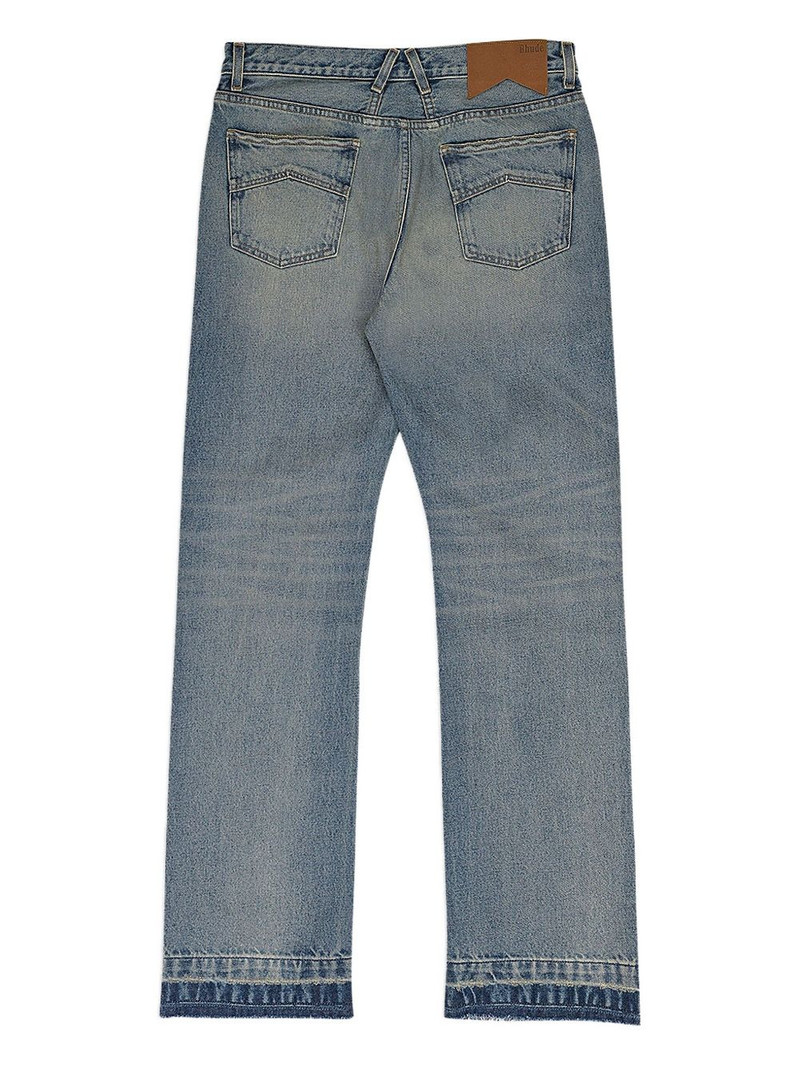 Rhude distressed beach bum denim jeans outlook