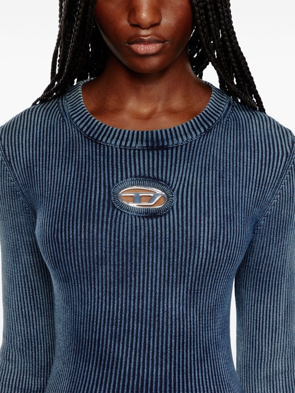 M-Anchor-A cut-out ribbed top - 5