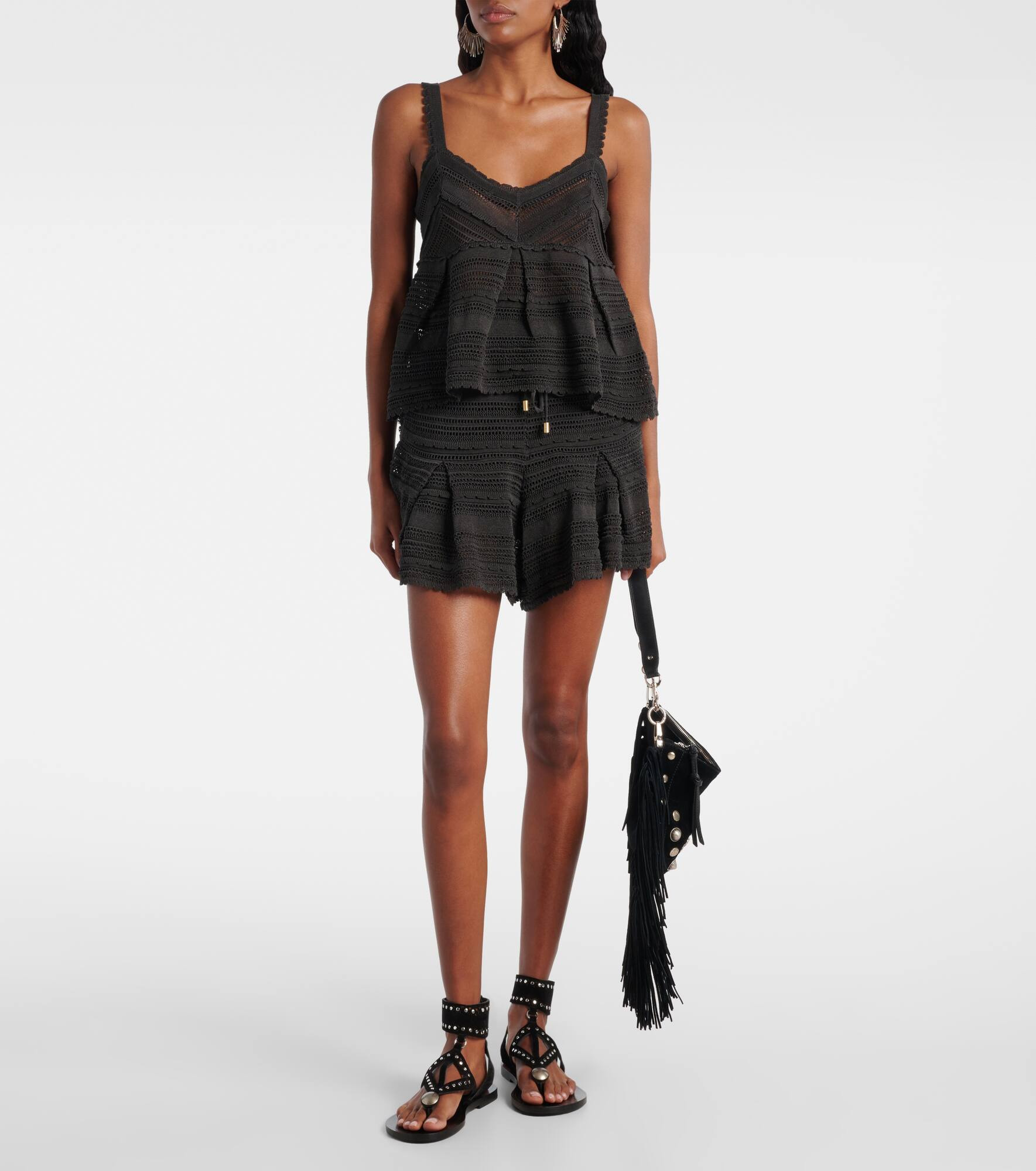 Lucky knitted lace shorts - 2