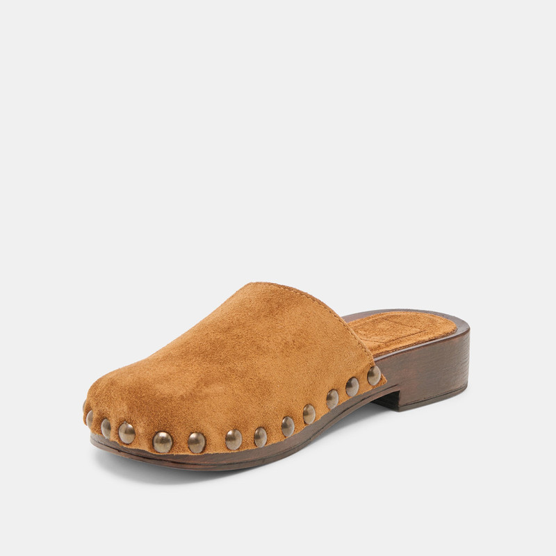 ALANIS FLATS CHESTNUT SUEDE 7