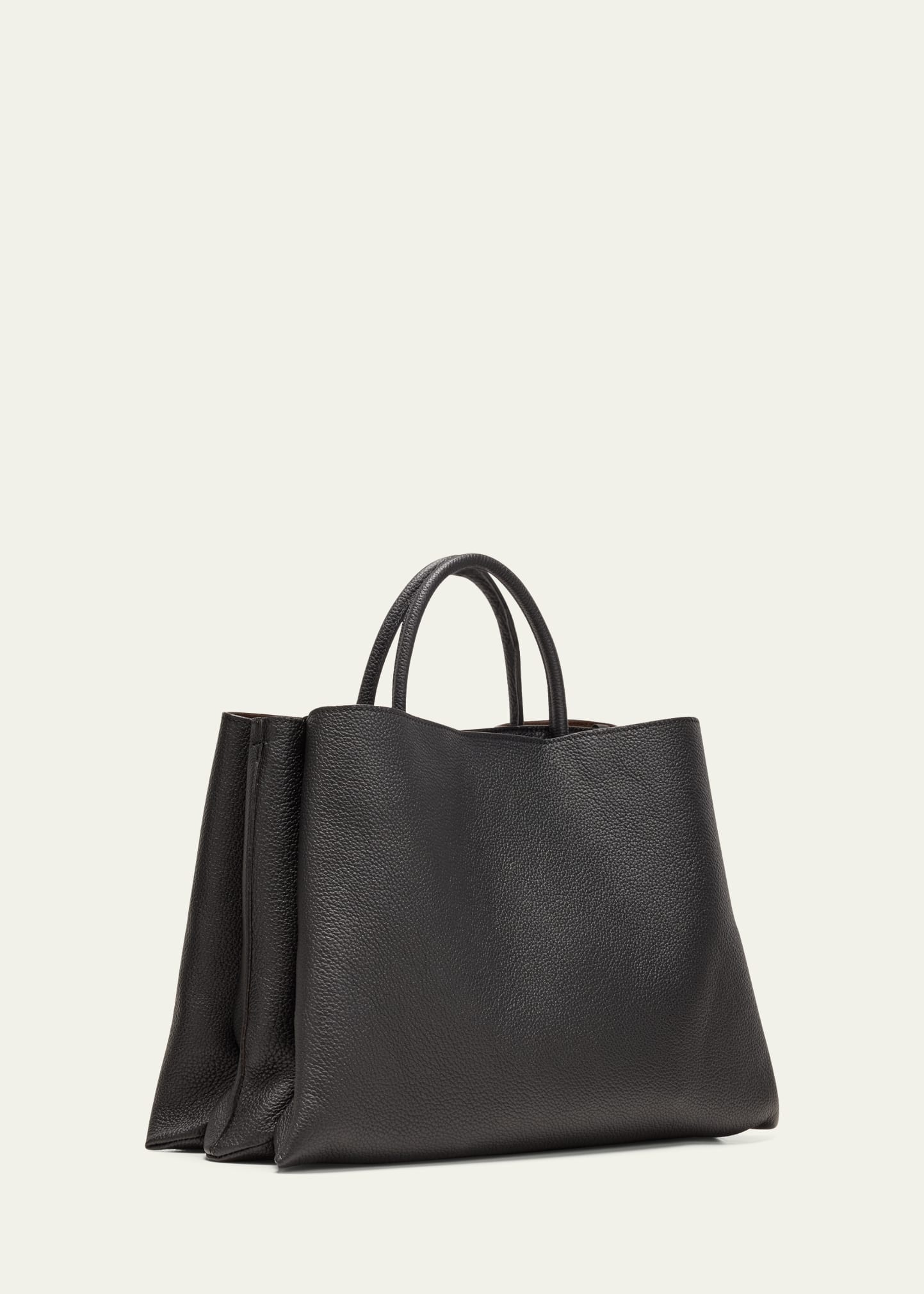 Calf Leather Top-Handle Bag - 3