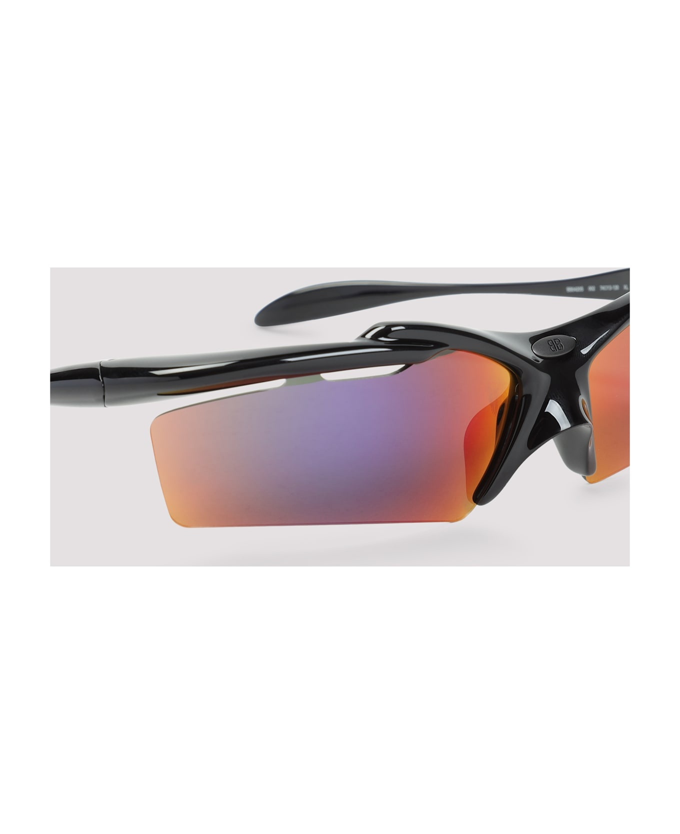 サングラス BALENCIAGA Black Acetate Turbo Rectangle Sunglasses Turbo Rectangle Sunglasses in Black | Balenciaga CA