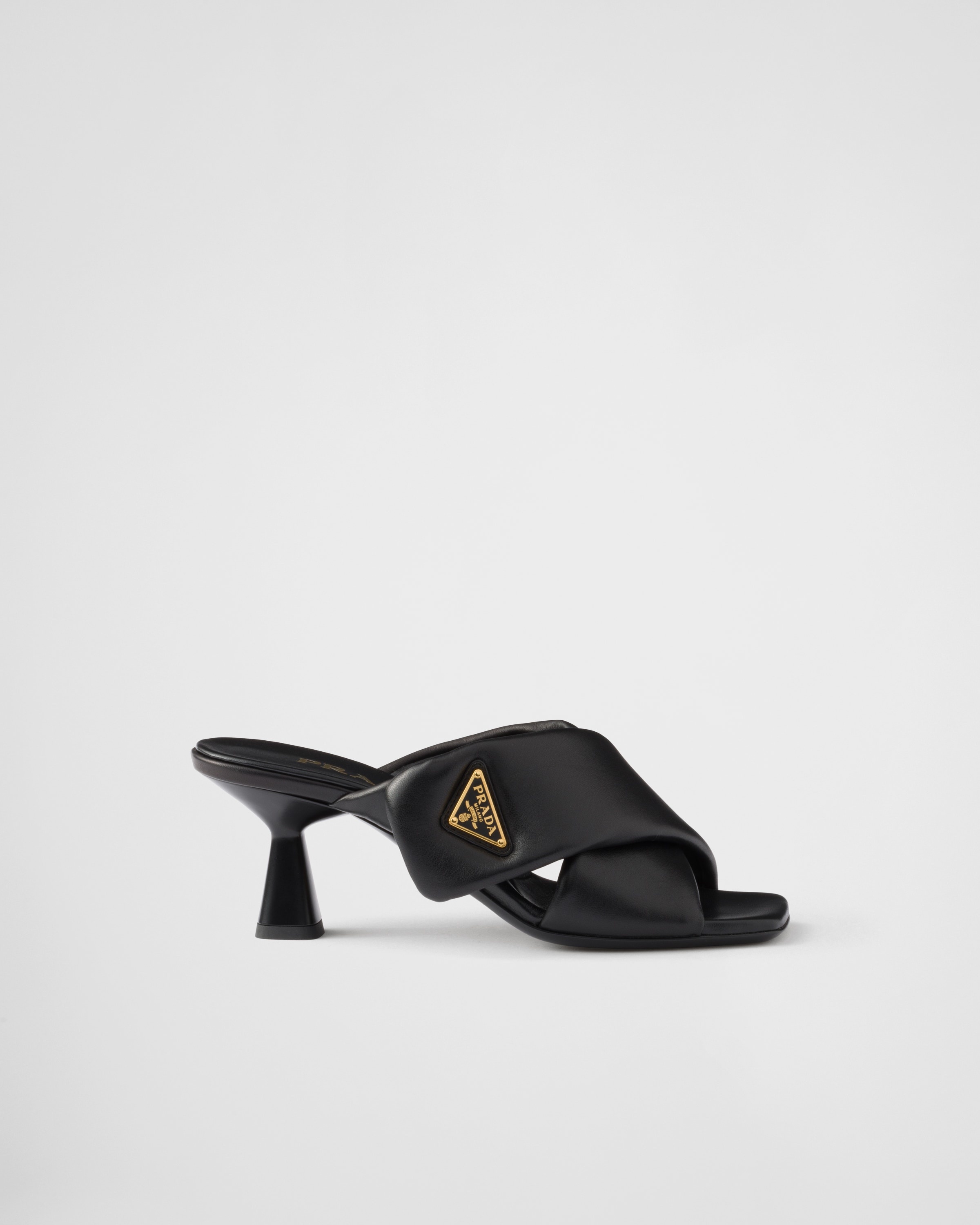 Padded nappa leather sandals - 2