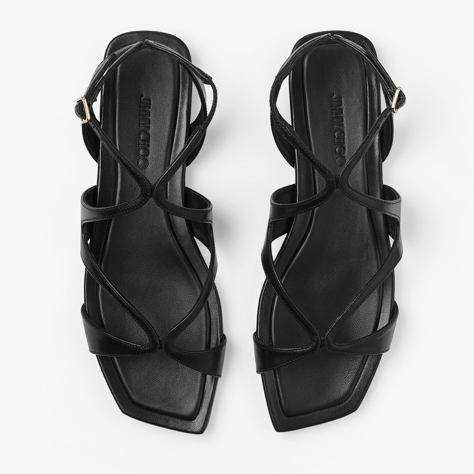 Ayla Flat
Black Nappa Leather Flats - 5